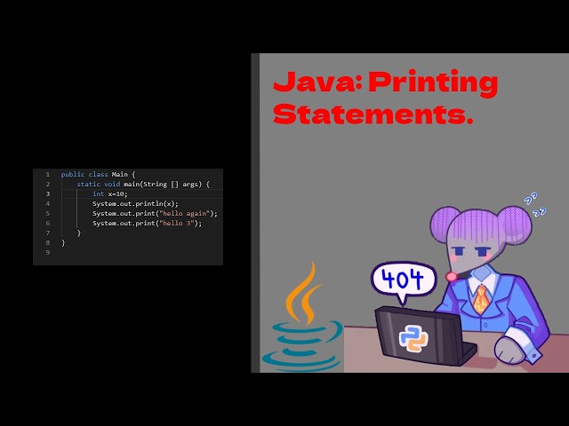 Java: Printing Statements.