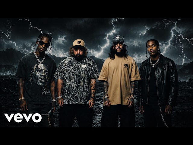 Travis Scott, $uicideboy$, Kendrick Lamar, A$AP Rocky- Black Code (Official Music Video)