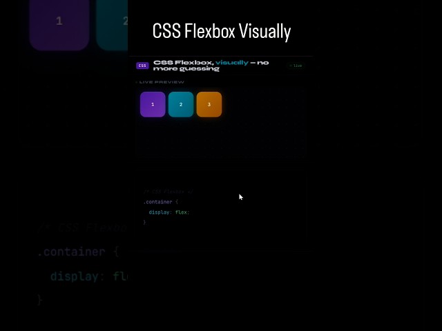 I struggled with Flexbox for 6 months… until I built THIS 😤 #css #javascript #anthropic