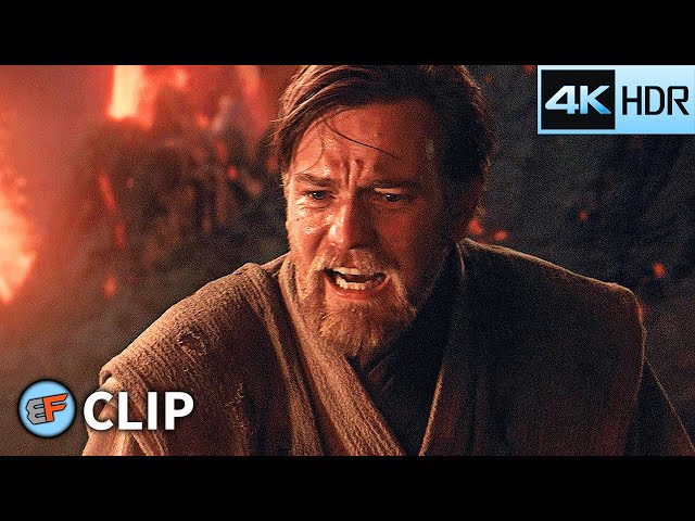 Obi-Wan vs Anakin - Duel on Mustafar Part 2 | Star Wars Revenge of the Sith (2005) 4K HDR Movie Clip