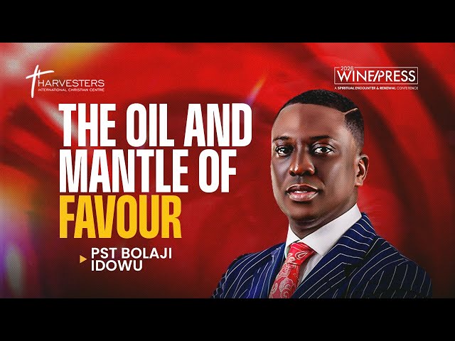 The Oil & Mantle Of Favour || Pst Bolaji Idowu || Jan 23rd 2026