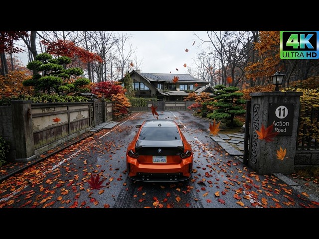 BMW M2 POV Rainy Autumn Drive | Ultra High Graphics 4K Gameplay