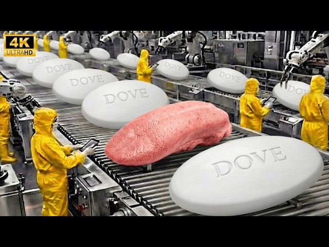 Dentro de la fábrica de jabón Dove: Así se produce en EE. UU. (Proceso completo)