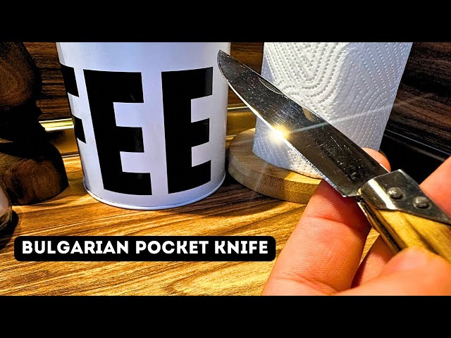 Getting Bulgarian pocket knife Sharp