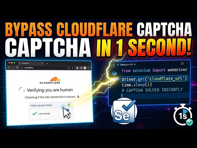 Bypass cloudfare captcha using selenium | Python