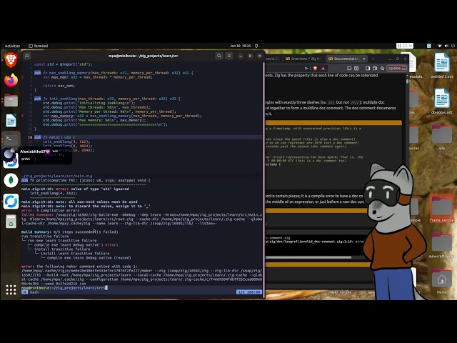 Time to learn Zig, . . . and neovim