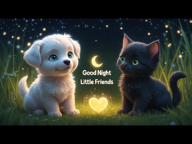 Good Night Little Friends | Gentle Bedtime Lullaby for Kids 🌙