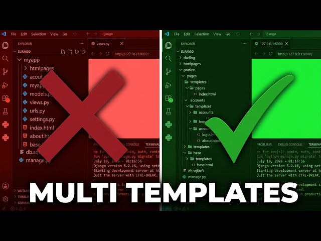 Multiple Templates in django