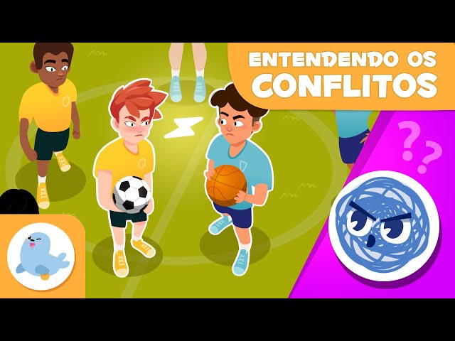 🤝 ENTENDENDO OS CONFLITOS para crianças ⚖️ Tipos e causas