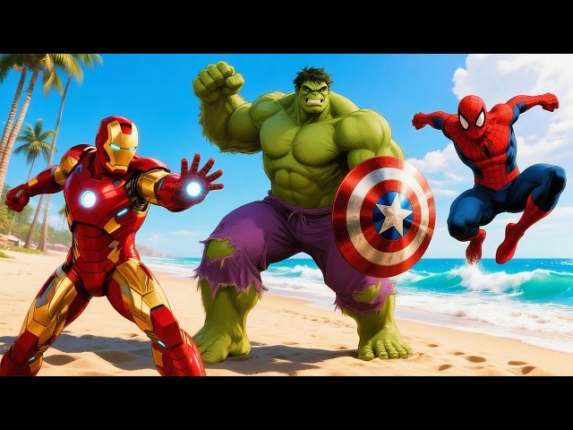 SPIDER-MAN, IRON MAN, HULK GAME ANIMATION🕸️🦸‍♂️💥