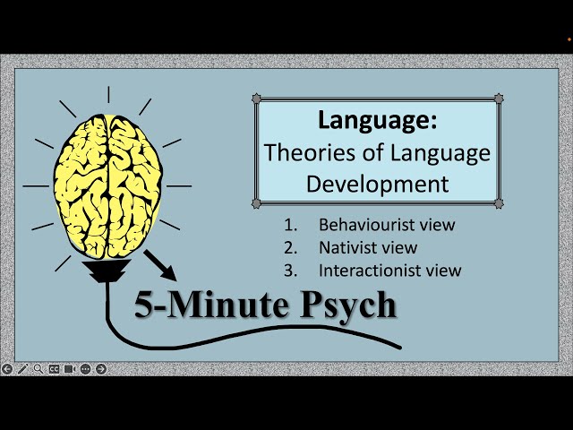 Theories of Language Development