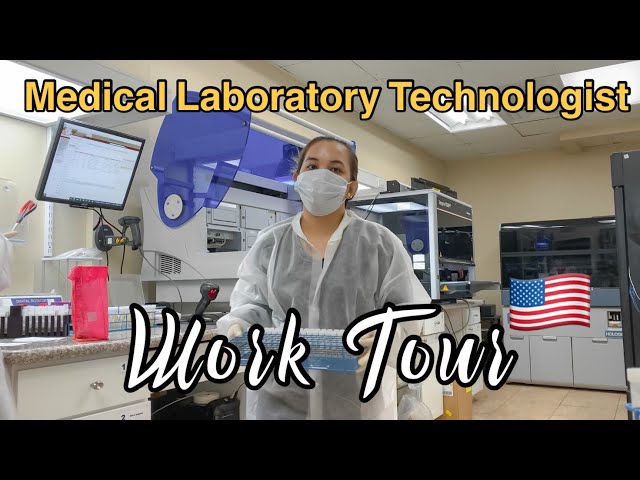 A DAY IN A LIFE OF A MEDICAL LABORATORY TECH IN USA (LyndzyVLOGS)