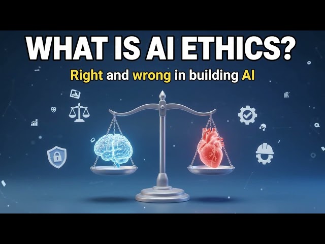 What Is AI Ethics? 🤖 Explained in 10 Seconds | Principles of Responsible AI
