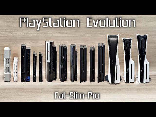 PlayStation Evolution - Fat, Slim & Pro