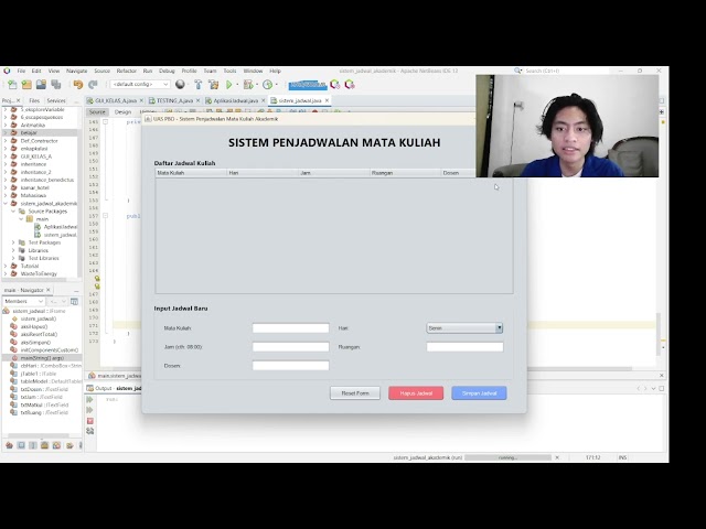 UAS PBO_Sistem Penjadwalan Mata Kuliah_Benedictus William Wicakerty_202432017