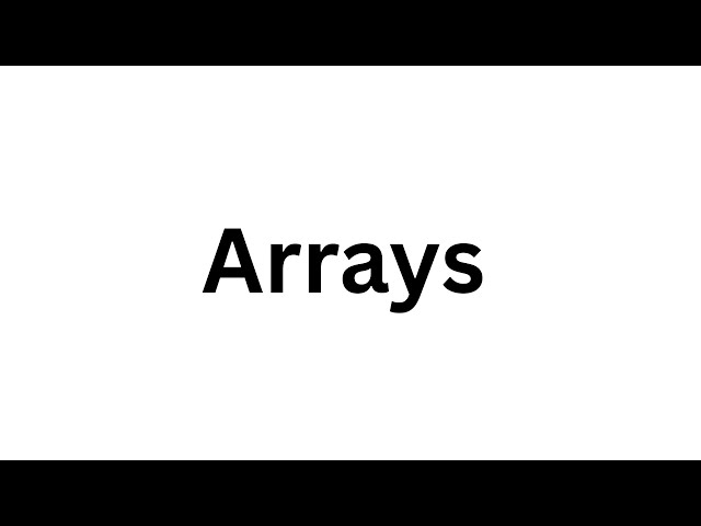 Array Data Structure Explained with Visualization | DSA from Zero