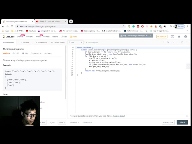 leetcode 49 group anagrams (java)