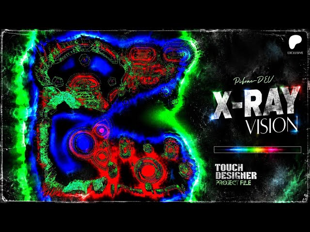 X - Ray vision - TOUCHDESIGNER project file (Patreon Exclusive)