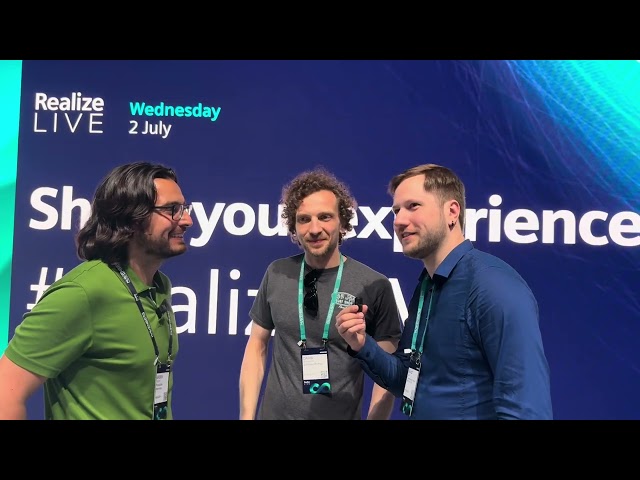 Interview with David Falk and David Krawczyk from Siemens Energy at Siemens Realize Live Europe