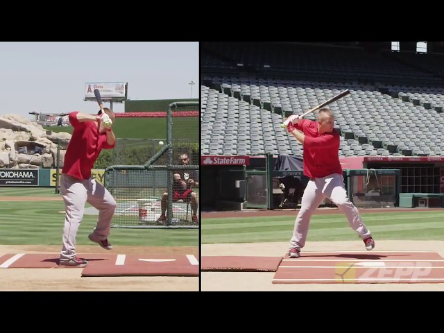 Mike Trout Explains His Swing Sport Science Baseball