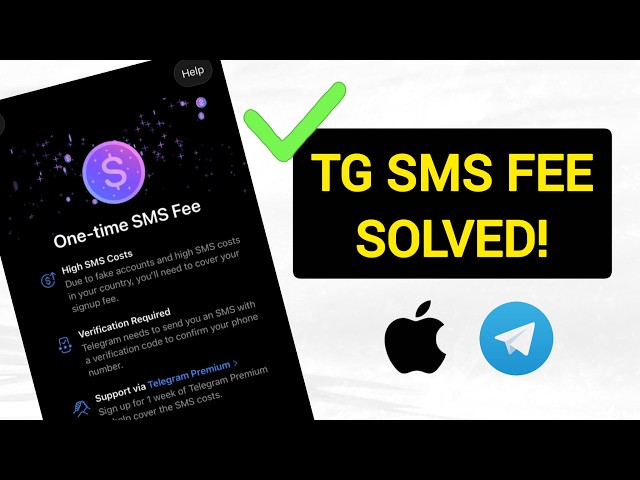 Telegram SMS Fee Problem Solved in iPhone (2026) | 100% Working