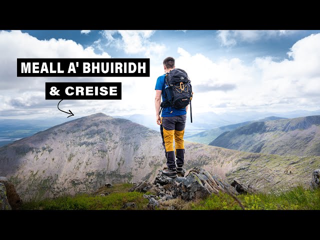 Senderismo en los Munros de Black Mount: Meall a' Bhuiridh y Creise