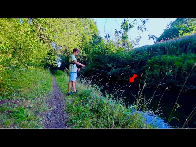 Lure Fishing Canal For Some Perch!