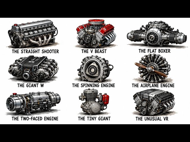 Every Engine Ever Made Explained In 3 Minutes 