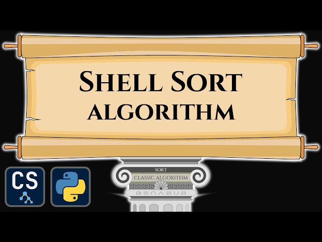 Shell Sort Algorithm Visualization | Step by Step Python Code Animation