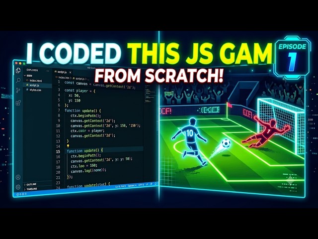 I Coded a 2D Football Game in Pure JavaScript (From Scratch)