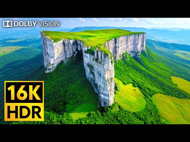 16K VIDEO ULTRA HD 240FPS - Beautiful Nature With Calming Music | Dolby OLED