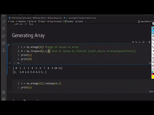 20 Numpy in VS code