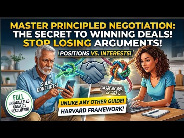 Master Principled Negotiation: How to Win Any Argument & Resolve Conflict (BATNA Explained)