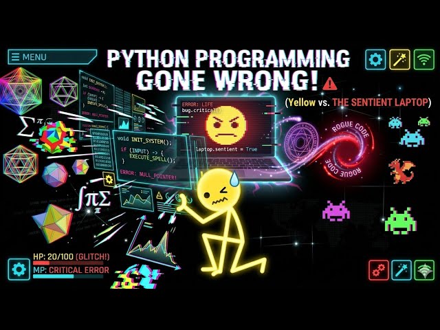 Python Programming Gone WRONG! (Yellow vs. The Sentient Laptop)