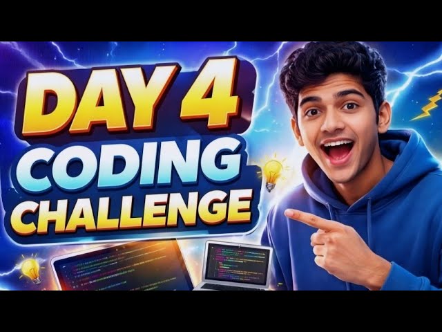 Day-4 Coding Challenge 💻 | Engineering Student Vlog 🚀 #CodingVlog #day4