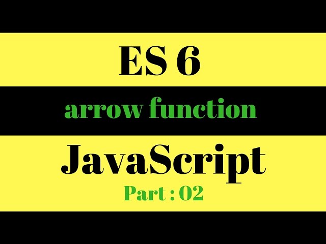 JavaScript ES6 : arrow function and lexical this