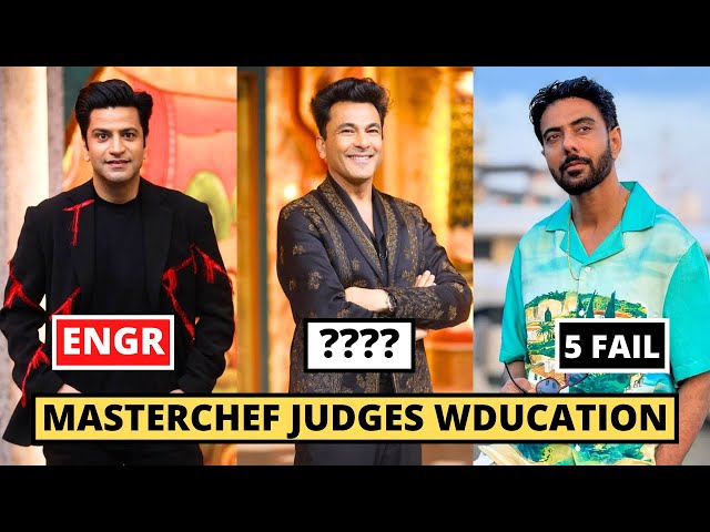 Shocking Educational Qualification OF Masterchef Season 9 Judges -Today Episode - Vikas Khanna, Kuna