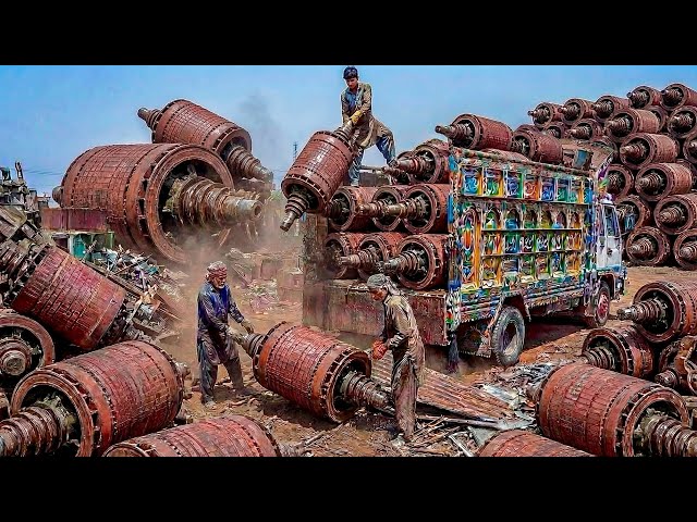 Process of Recycling Motor Rotor into Aluminium Cooking Pots | All Asian Production