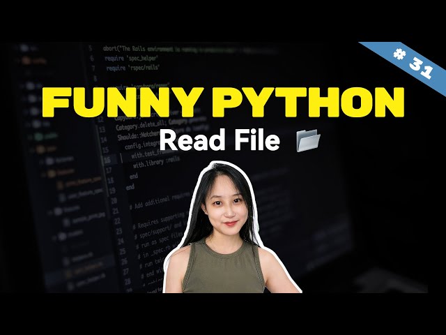 How to Read Files in Python  | Python Animated Course  31