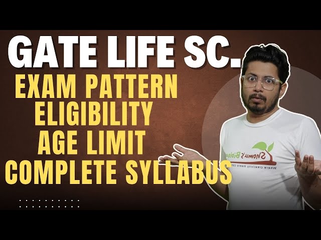 GATE XL life science exam preparation details | exam pattern, syllabus | GATE exam paper pattern