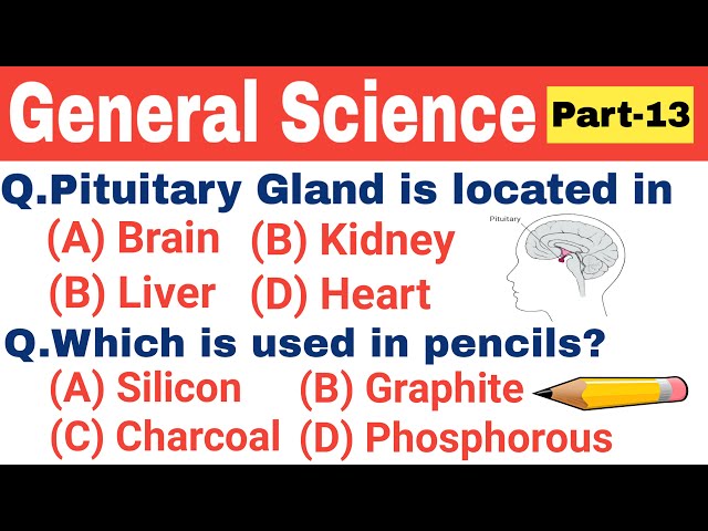 General science multiple choice question answer | General science gk questions | Competitive exams