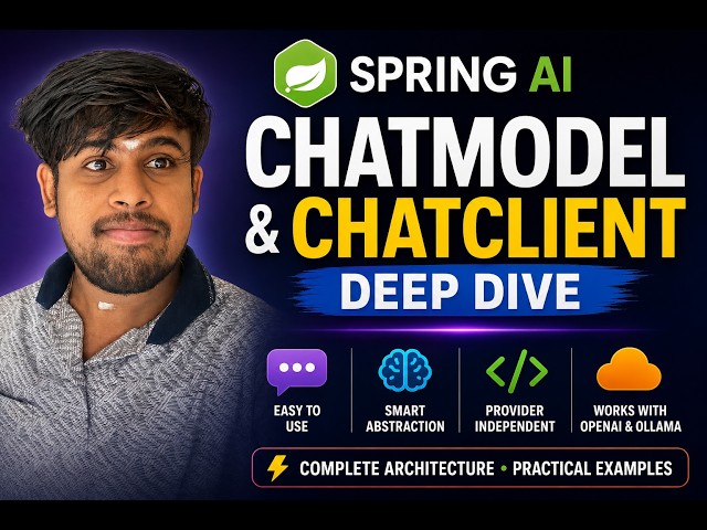 🚀 Spring AI Deep Dive: ChatModel & ChatClient | Prompt Roles | From Low-Level APIs to Fluent API
