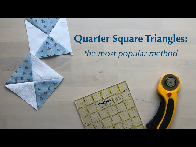 Quarter-square Triangles: the most popular method