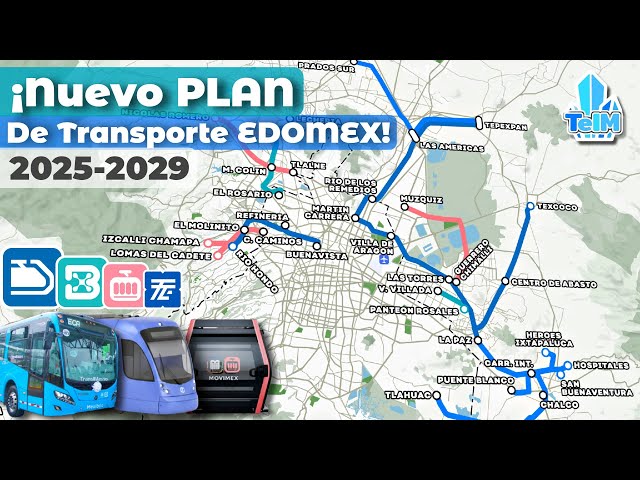 OFFICIAL! New TRANSPORTATION PLAN for the State of Mexico! (2027-2035)
