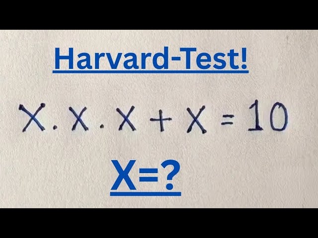 Solve for x in this nice algebra equation | Math Olympiad Mathematics 