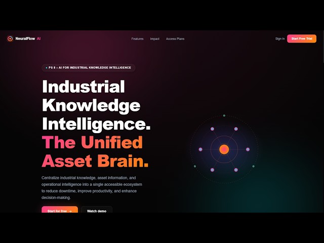 NeuralFlow AI | PS 8 - Unified Asset & Operations Brain | Hackathon Demo