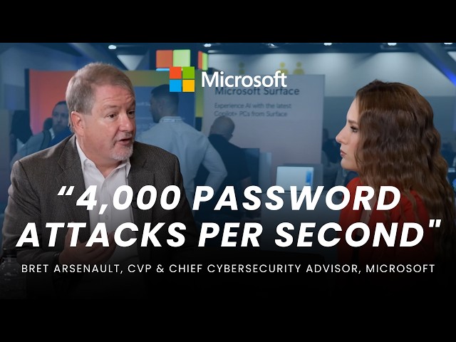 "Hackers Don't Break In, They Log In": Microsoft on a Year of Secure Future Initiative | 2024 Tour