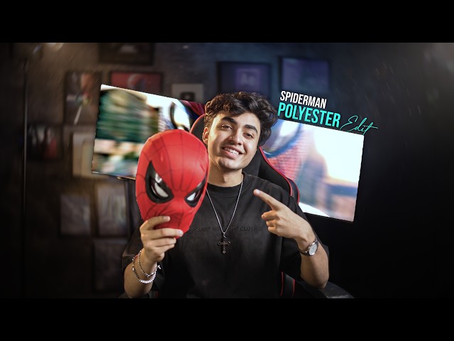 Create This Spider-Man Polyester Effect! 🕸️ | In Just 5 Minutes
