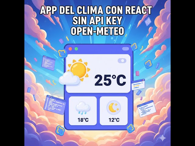 🚀 Construye una App del Clima con React, Vite y Tailwind CSS