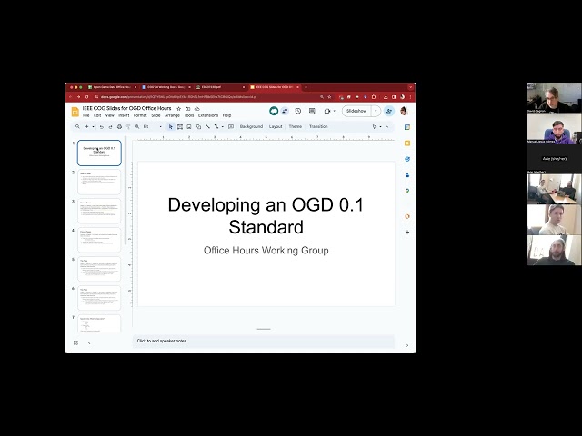 20240228 David Gagnon   Open Game Data 0 1 standard and data pipeline definition  OGD Office Hours